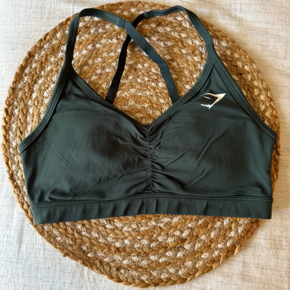 Gymshark Green Racerback Sports Bra